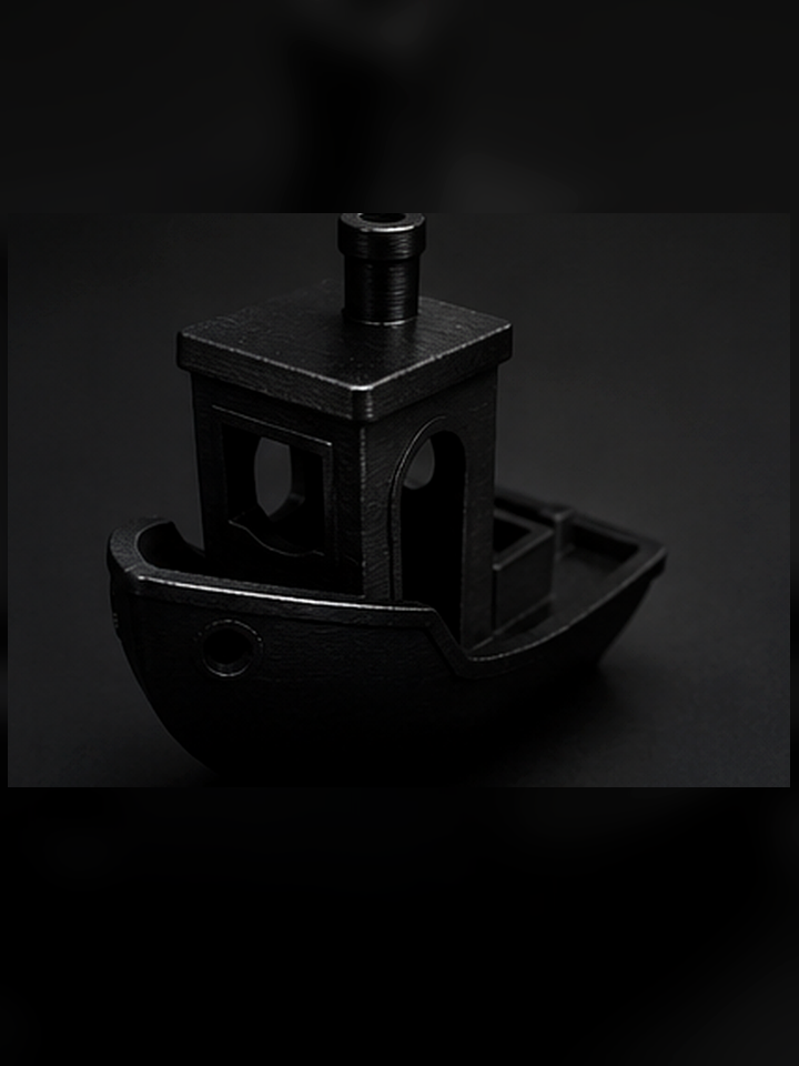 Graphite coated Benchy made conductive for electroplating