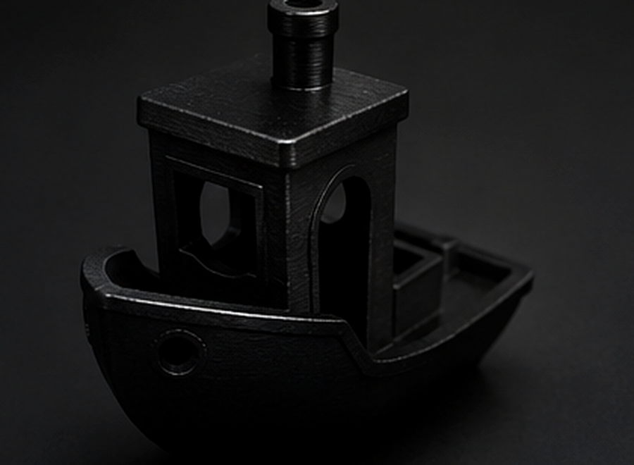 Graphite coated Benchy made conductive for electroplating
